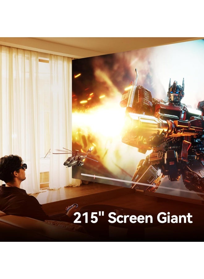 Rokid Max 2 AR Glasses Black, 215" Micro-OLED Display, 50° FOV, 600 Nits Brightness, Compatible with Smart Phone, Steam Deck, ROG, and More, Immersive Wearable Display for Gaming & Entertainment - Image 2